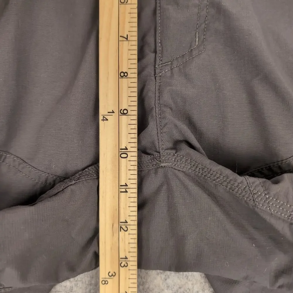 The North Face Shorts Mens 36 Gray Nylon Hiking Quick Dry Pockets Outdoor